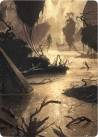 Murkwater Pathway Art Card [Zendikar Rising Art Series] | Jack's On Queen