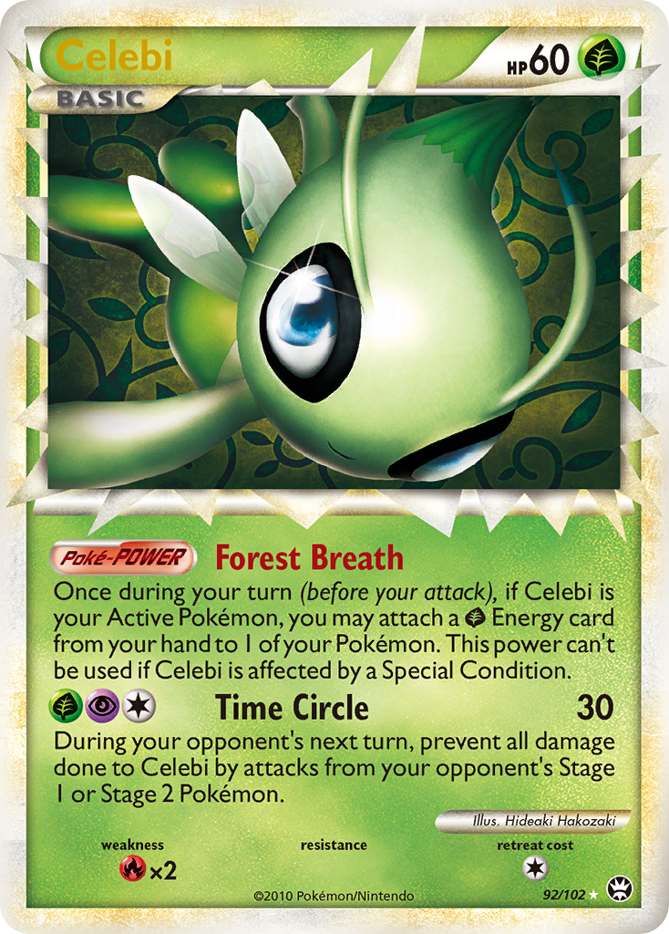 Celebi (92/102) [HeartGold & SoulSilver: Triumphant] | Jack's On Queen