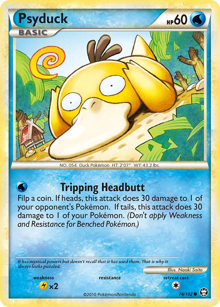Psyduck (74/102) [HeartGold & SoulSilver: Triumphant] | Jack's On Queen