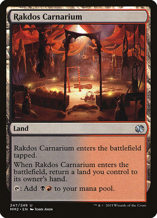 Rakdos Carnarium [Modern Masters 2015] | Jack's On Queen