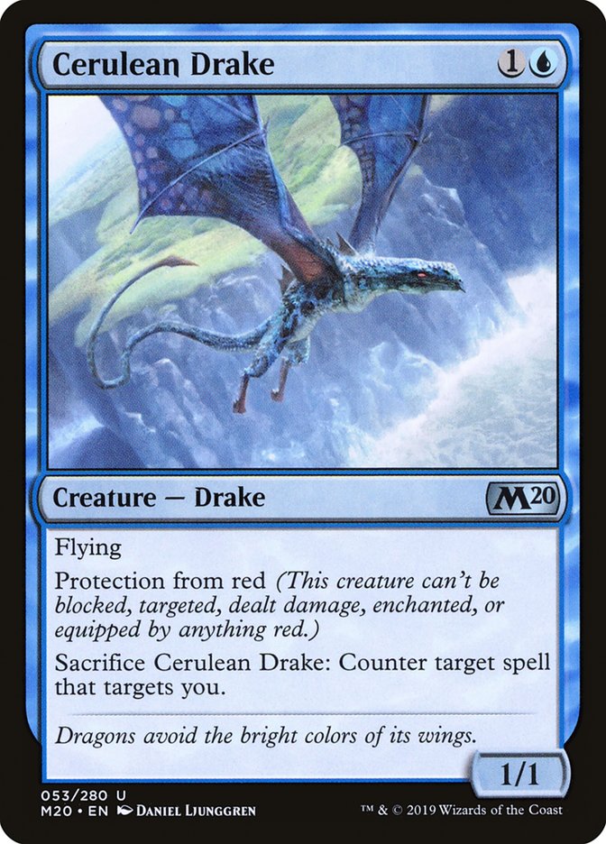 Cerulean Drake [Core Set 2020] | Jack's On Queen