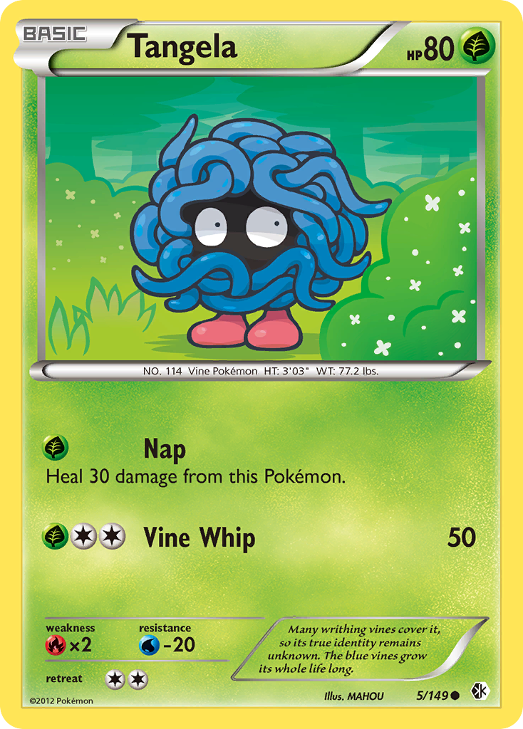 Tangela (5/149) [Black & White: Boundaries Crossed] | Jack's On Queen