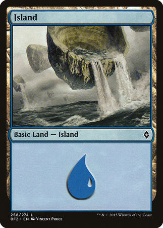 Island (258) [Battle for Zendikar] | Jack's On Queen