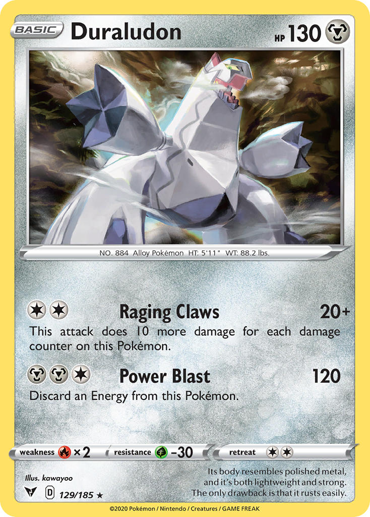 Duraludon (129/185) [Sword & Shield: Vivid Voltage] | Jack's On Queen