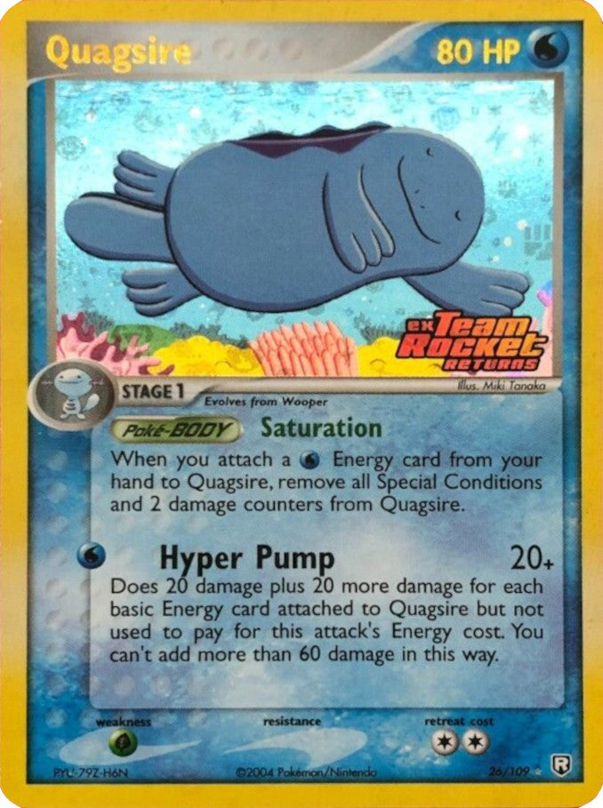 Quagsire (26/109) (Stamped) [EX: Team Rocket Returns] | Jack's On Queen