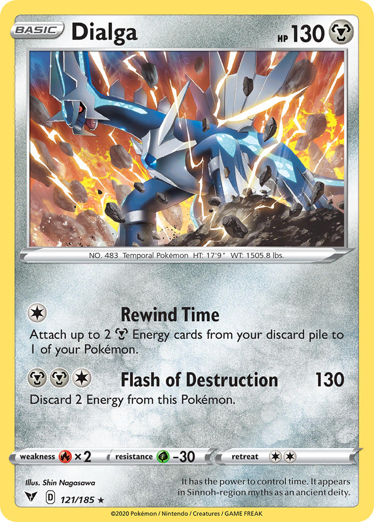 Dialga (121/185) [Sword & Shield: Vivid Voltage] | Jack's On Queen