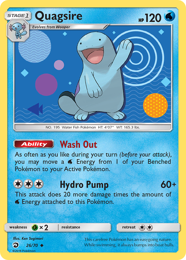 Quagsire (26/70) [Sun & Moon: Dragon Majesty] | Jack's On Queen