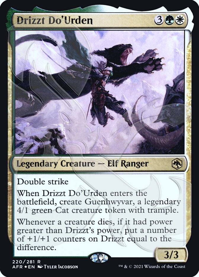 Drizzt Do'Urden (Ampersand Promo) [Dungeons & Dragons: Adventures in the Forgotten Realms Promos] | Jack's On Queen