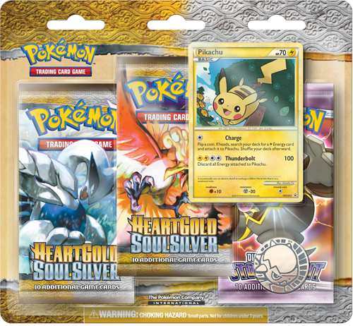 HeartGold & SoulSilver - 3-Pack Blister (Pikachu) | Jack's On Queen