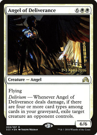 Angel of Deliverance [Shadows over Innistrad Promos] | Jack's On Queen