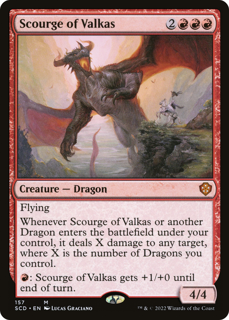 Scourge of Valkas [Starter Commander Decks] | Jack's On Queen