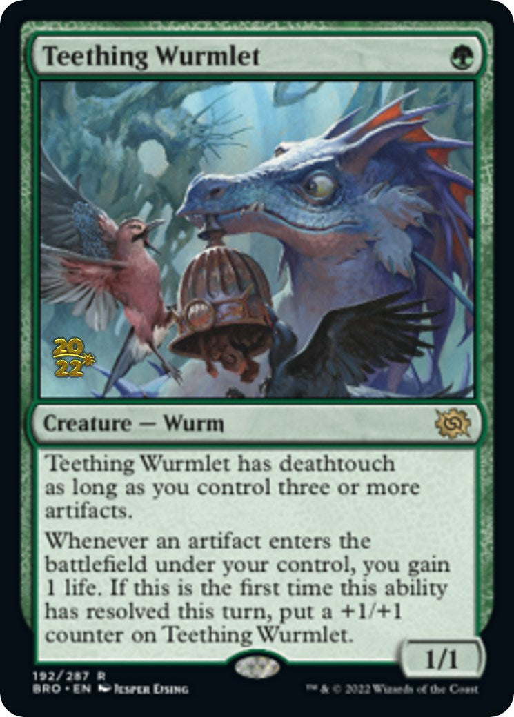 Teething Wurmlet [The Brothers' War: Prerelease Promos] | Jack's On Queen