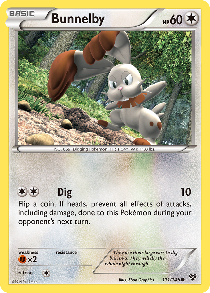 Bunnelby (111/146) [XY: Base Set] | Jack's On Queen