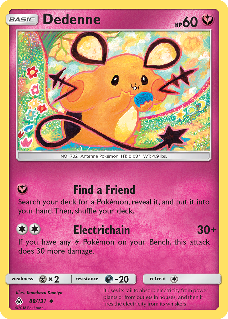 Dedenne (88/131) [Sun & Moon: Forbidden Light] | Jack's On Queen