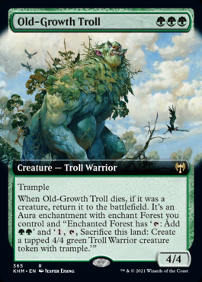 Old-Growth Troll (Extended Art) [Kaldheim] | Jack's On Queen