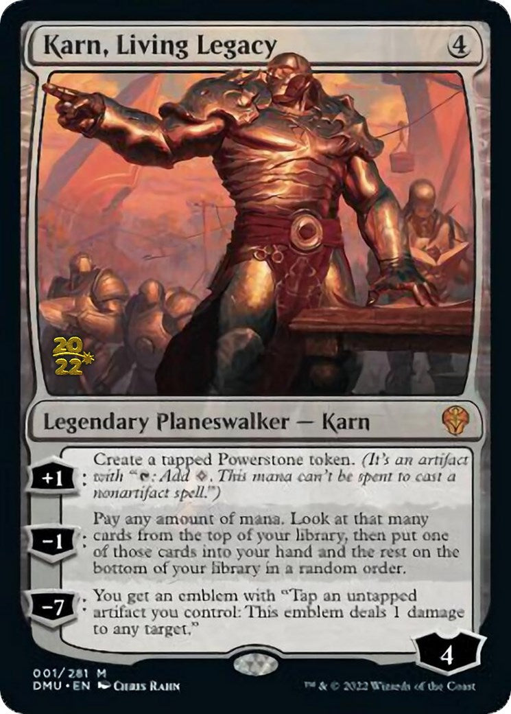 Karn, Living Legacy [Dominaria United Prerelease Promos] | Jack's On Queen