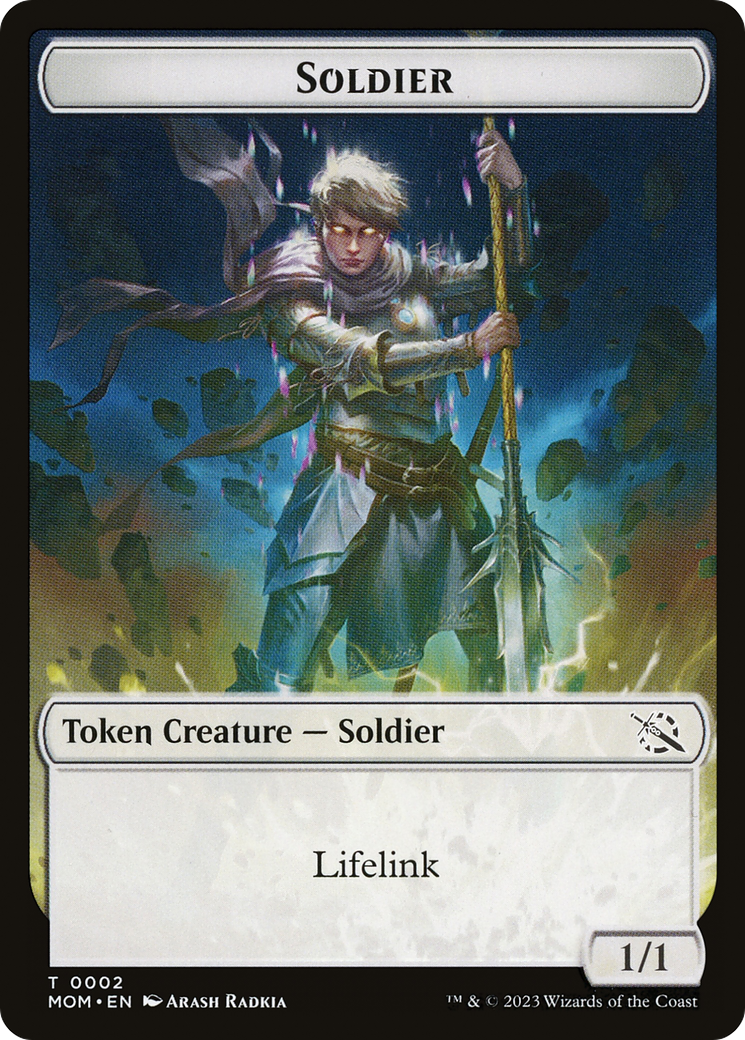 Soldier // Thopter Double-Sided Token [March of the Machine Tokens] | Jack's On Queen