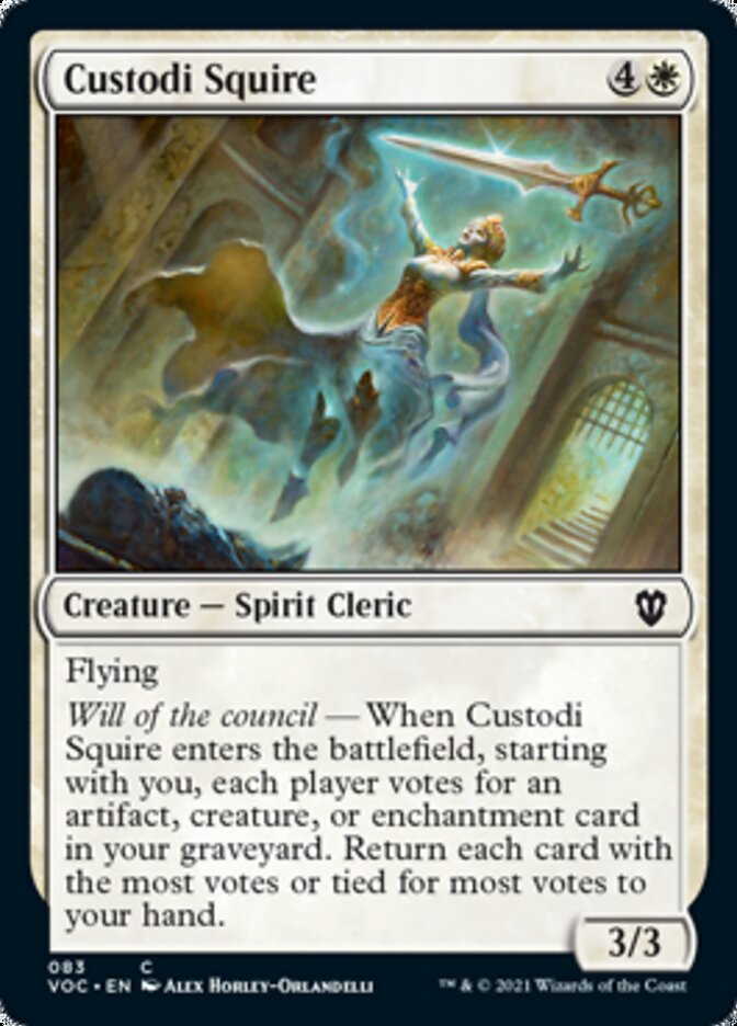 Custodi Squire [Innistrad: Crimson Vow Commander] | Jack's On Queen