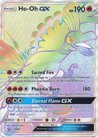 Ho-Oh GX (SM80) (Jumbo Card) [Sun & Moon: Black Star Promos] | Jack's On Queen