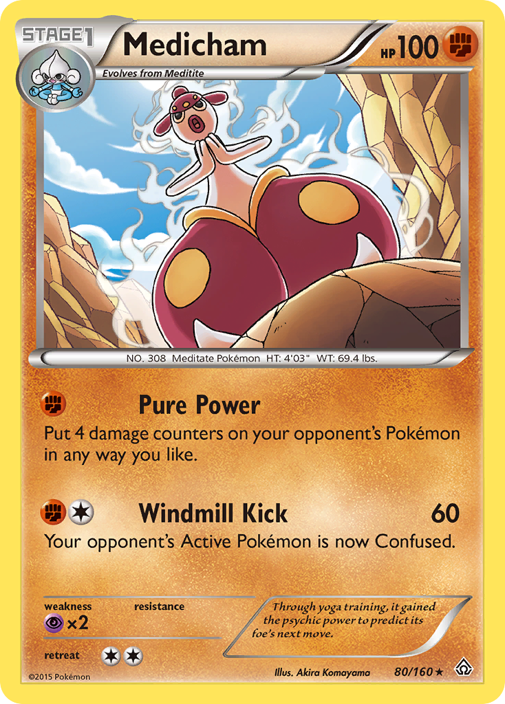 Medicham (80/160) [XY: Primal Clash] | Jack's On Queen