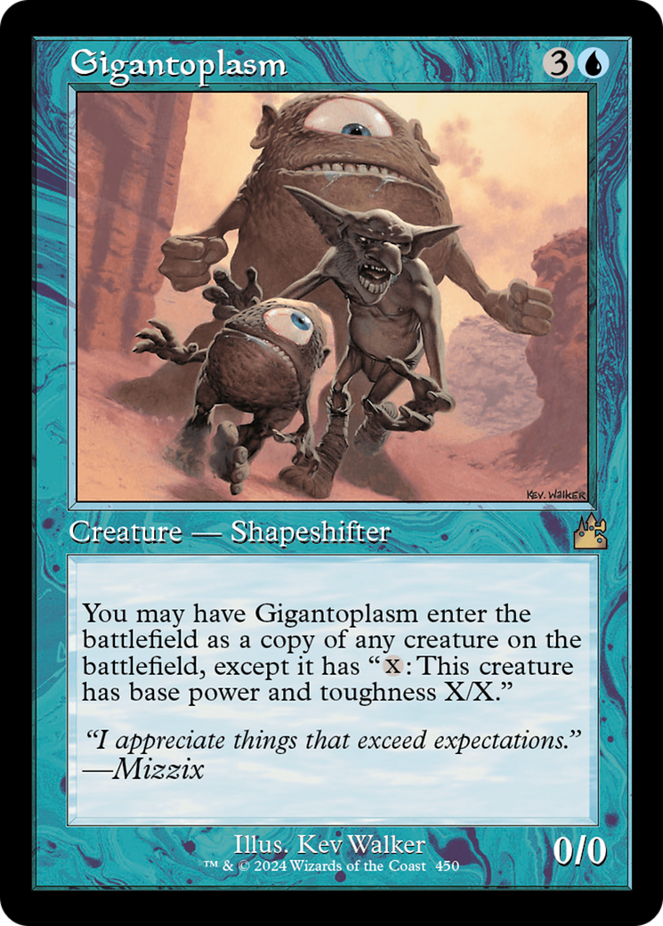 Gigantoplasm (Retro Frame) [Ravnica Remastered] | Jack's On Queen