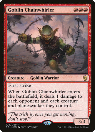 Goblin Chainwhirler [Dominaria] | Jack's On Queen