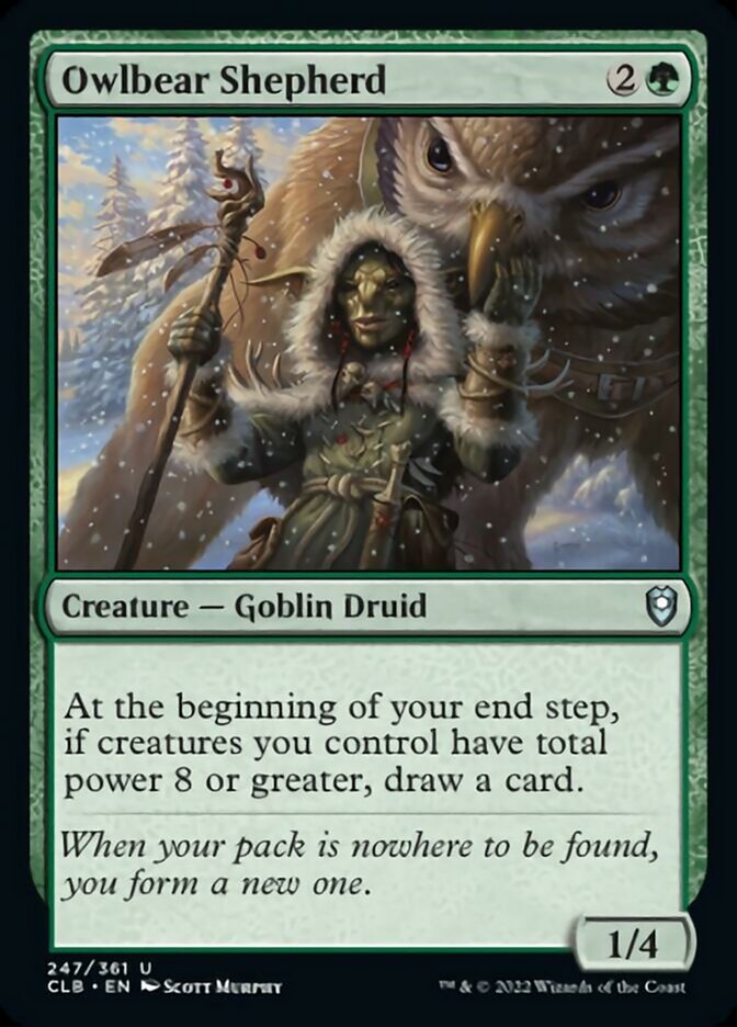 Owlbear Shepherd [Commander Legends: Battle for Baldur's Gate] | Jack's On Queen