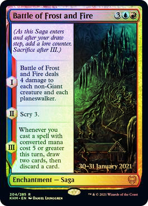 Battle of Frost and Fire [Kaldheim Prerelease Promos] | Jack's On Queen