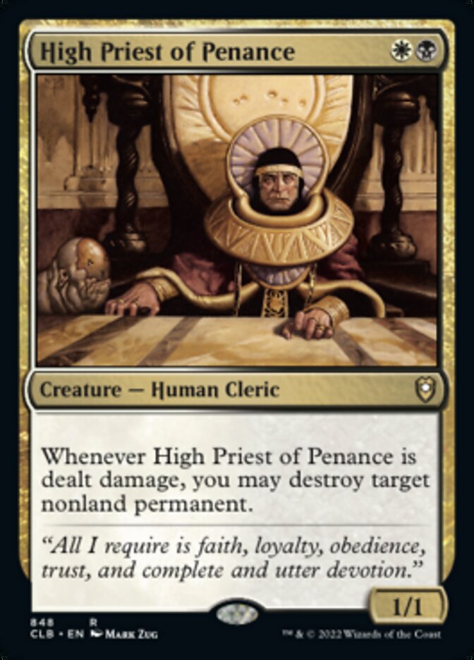 High Priest of Penance [Commander Legends: Battle for Baldur's Gate] | Jack's On Queen