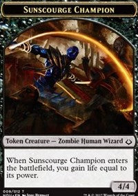 Sunscourge Champion // Cat Double-sided Token [Hour of Devastation Tokens] | Jack's On Queen
