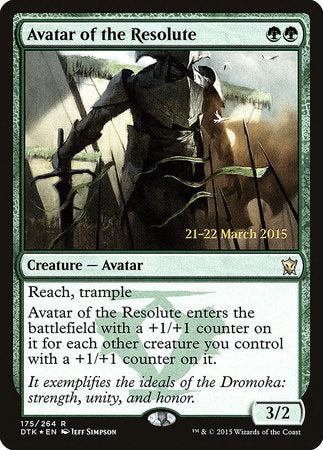 Avatar of the Resolute [Dragons of Tarkir Promos] | Jack's On Queen