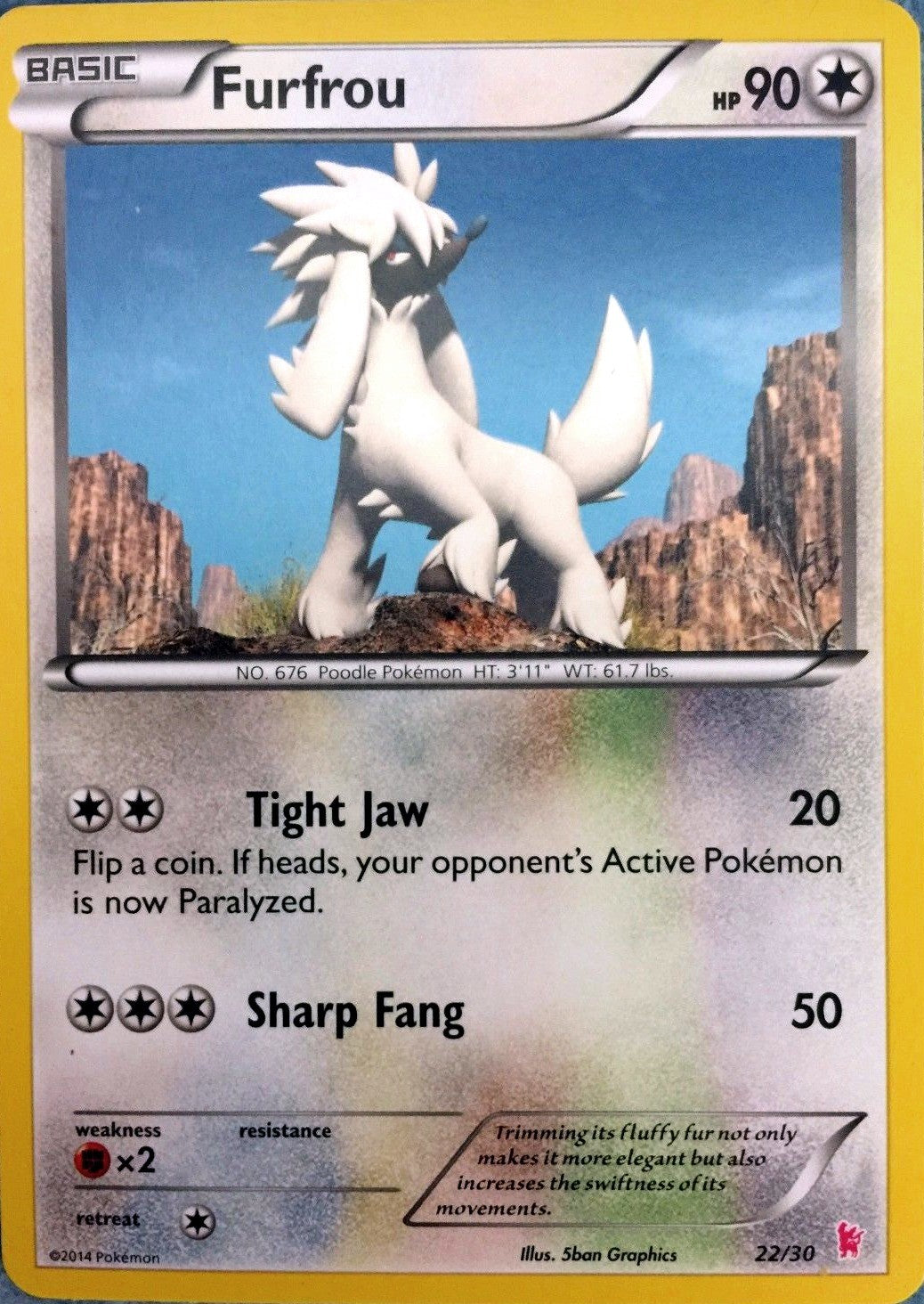 Furfrou (22/30) [XY: Trainer Kit - Sylveon] | Jack's On Queen