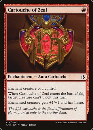 Cartouche of Zeal [Amonkhet] | Jack's On Queen