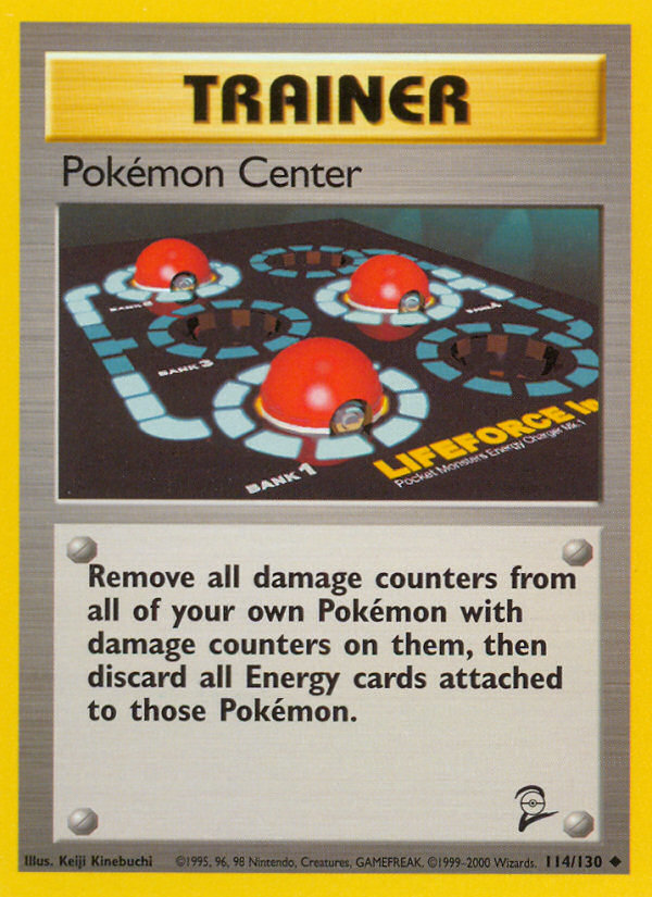 Pokemon Center (114/130) [Base Set 2] | Jack's On Queen