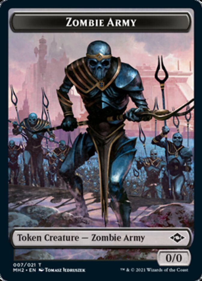 Zombie Army Token [Modern Horizons 2 Tokens] | Jack's On Queen