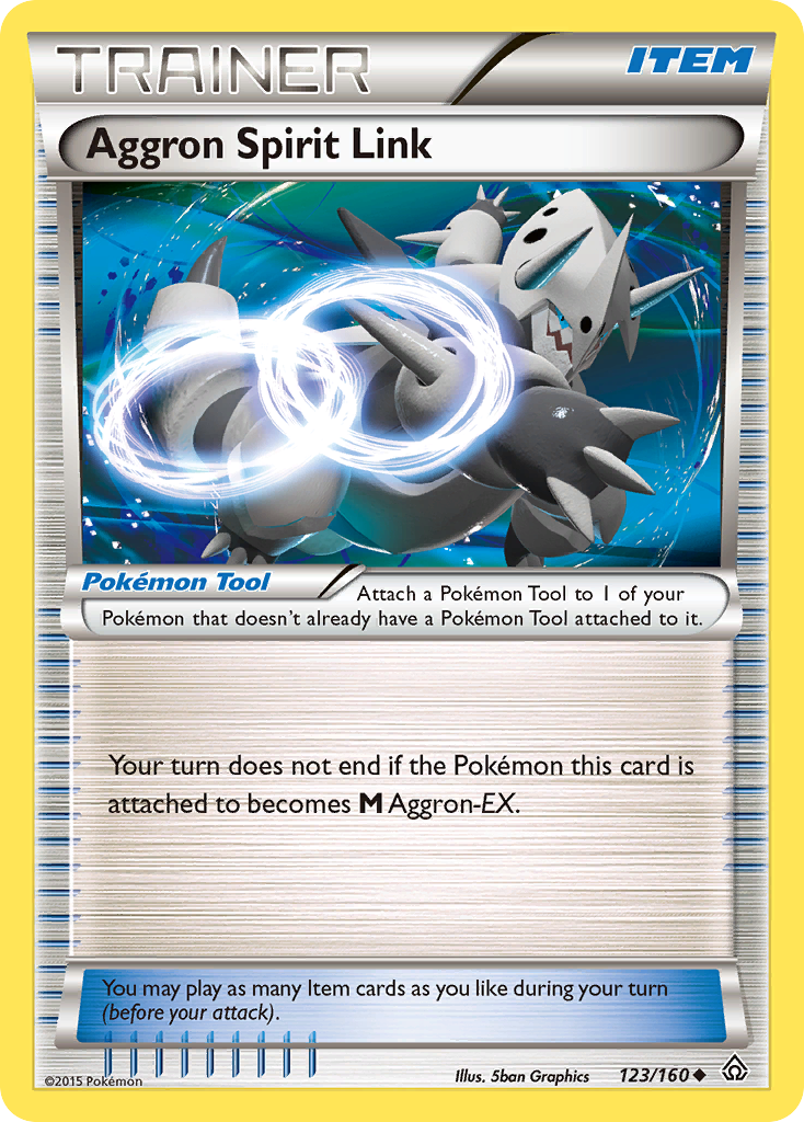 Aggron Spirit Link (123/160) [XY: Primal Clash] | Jack's On Queen