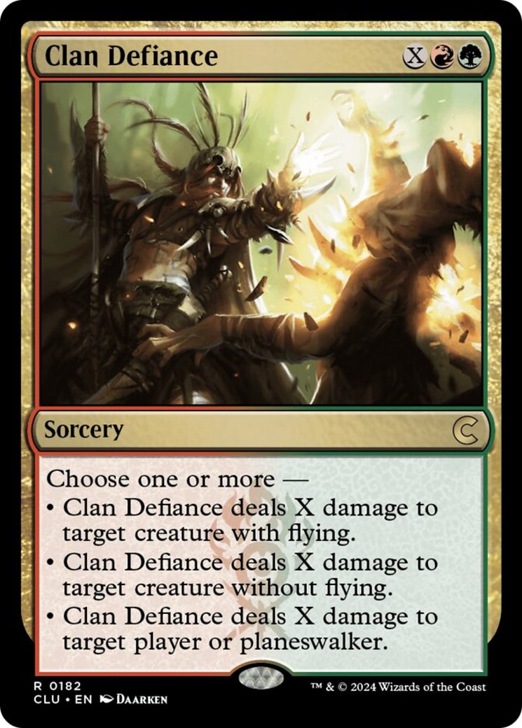 Clan Defiance [Ravnica: Clue Edition] | Jack's On Queen