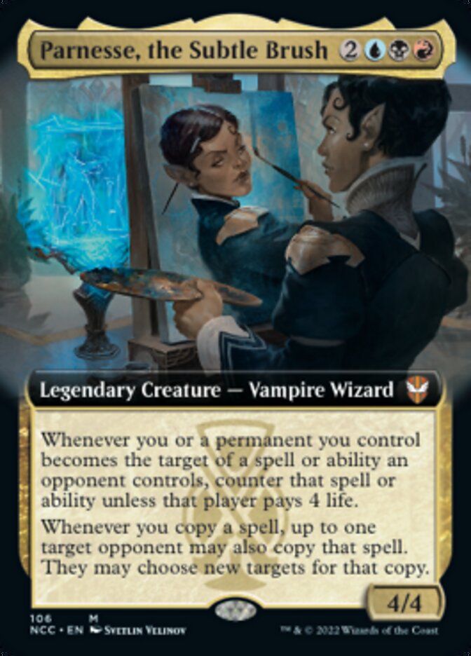 Parnesse, the Subtle Brush (Extended Art) [Streets of New Capenna Commander] | Jack's On Queen