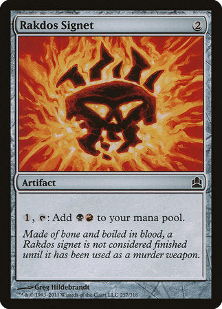 Rakdos Signet [Commander 2011] | Jack's On Queen