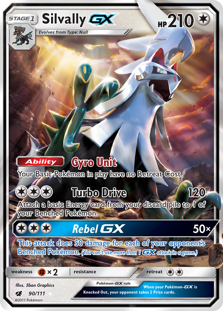 Silvally GX (90/111) [Sun & Moon: Crimson Invasion] | Jack's On Queen
