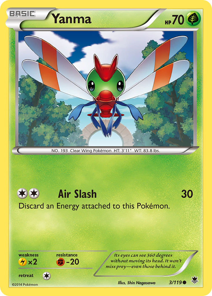 Yanma (3/119) [XY: Phantom Forces] | Jack's On Queen