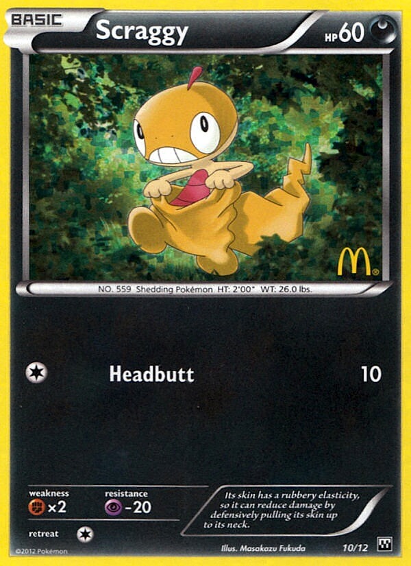 Scraggy (10/12) [McDonald's Promos: 2012 Collection] | Jack's On Queen