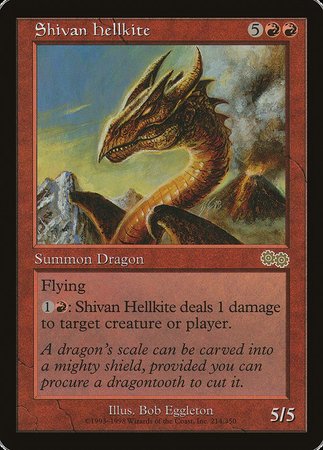 Shivan Hellkite [Urza's Saga] | Jack's On Queen