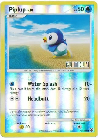 Piplup (71/100) [Burger King Promos: 2009 Collection] | Jack's On Queen