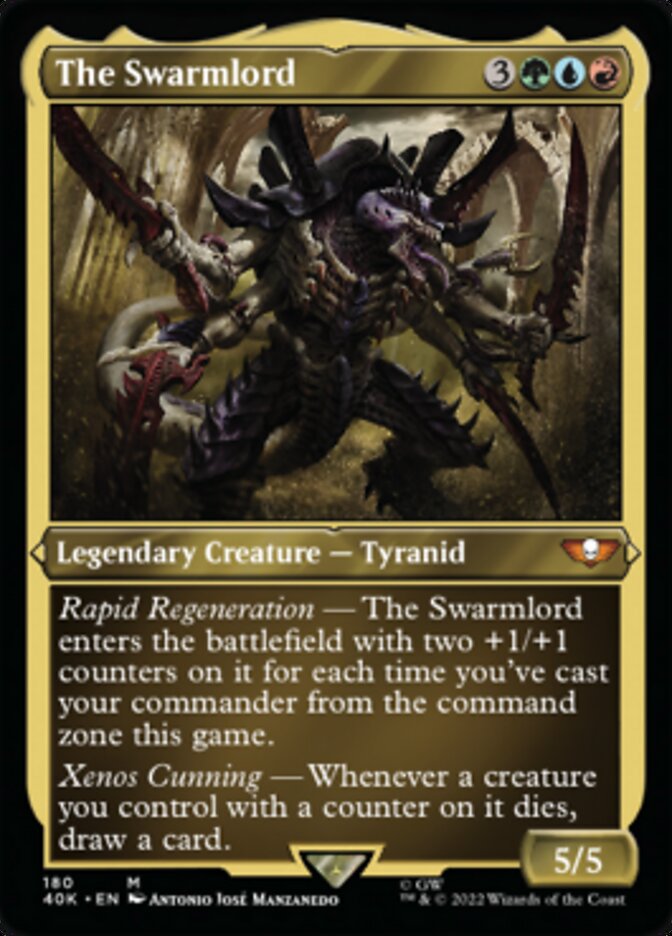 The Swarmlord (Display Commander) (Surge Foil) [Warhammer 40,000] | Jack's On Queen
