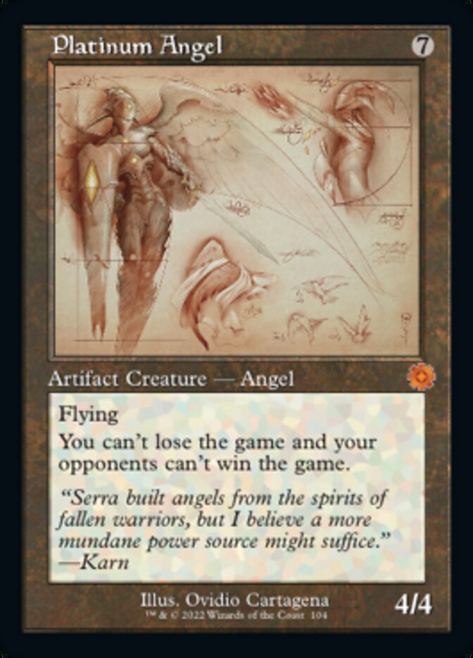 Platinum Angel (Retro Schematic) [The Brothers' War Retro Artifacts] | Jack's On Queen