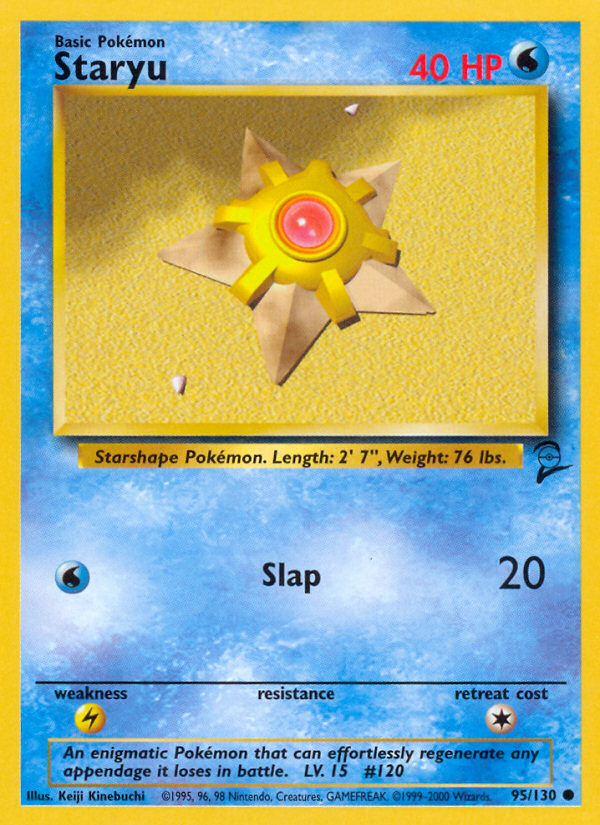 Staryu (95/130) [Base Set 2] | Jack's On Queen