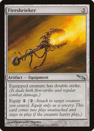 Fireshrieker [Mirrodin] | Jack's On Queen