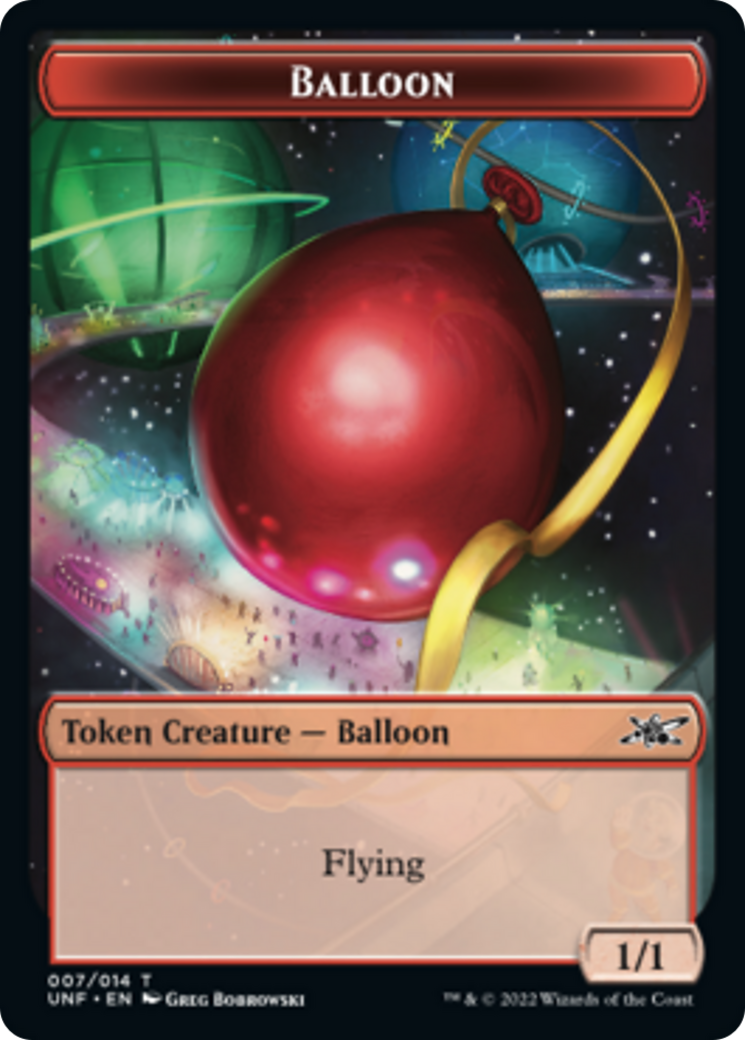 Squirrel // Balloon Double-sided Token [Unfinity Tokens] | Jack's On Queen