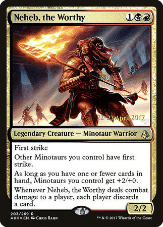 Neheb, the Worthy [Amonkhet Promos] | Jack's On Queen